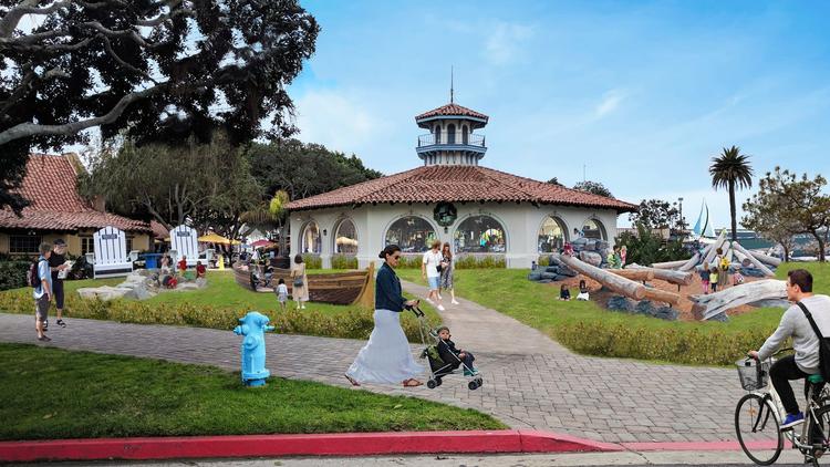 Seaport Village play areas